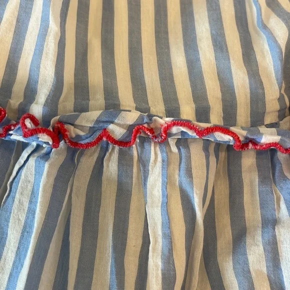 Crewcuts Embroidered Scallop Trim Dress - Picture 3 of 5